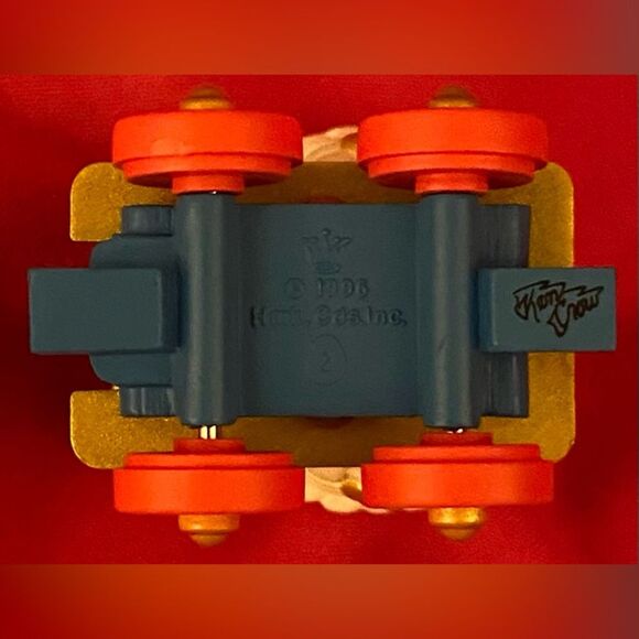 Easter Hallmark Keepsake Ornament 1997 Colorful Coal Car #2 in Cottontail Series - Picture 8 of 9